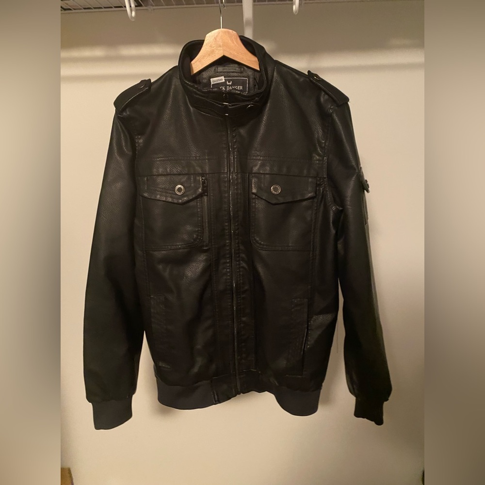 Nick Danger Faux Leather Jacket